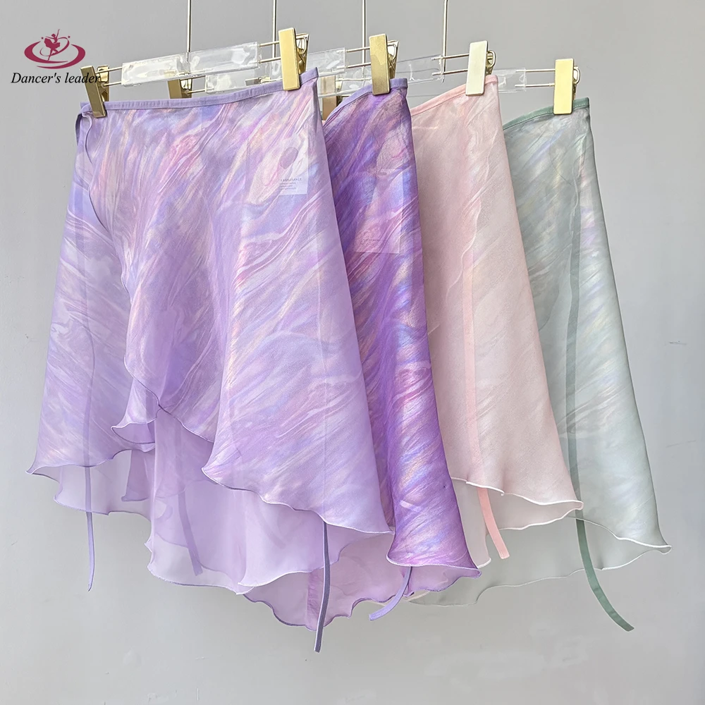 

Балетная юбка для женщин, Девочка-русалка, переливающаяся танцевальная юбка на шнуровке из золотой фольги, комбинезон для взрослых, мини-юбка для девочек