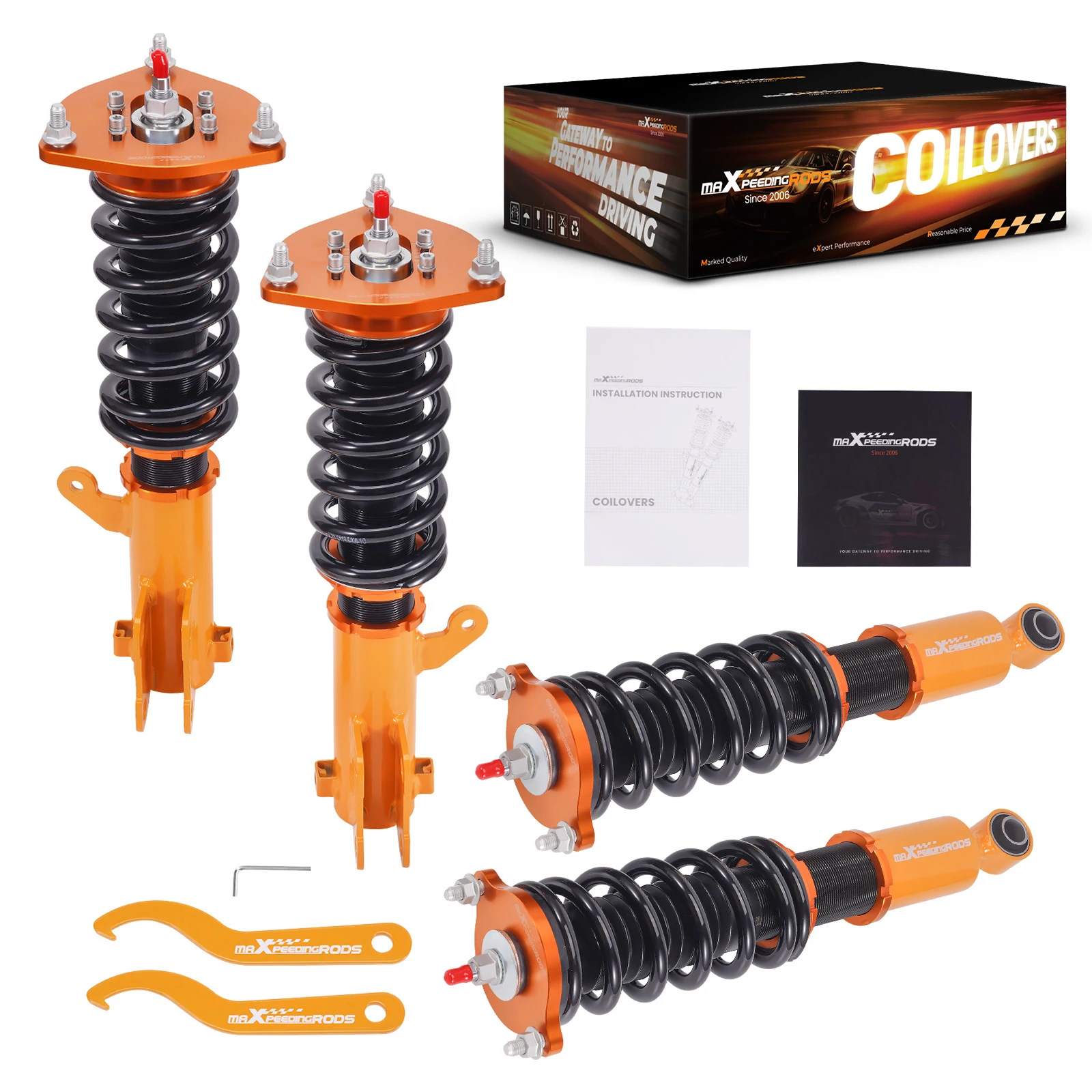 MaXpeedingrods 24 Way Damper Adj. Coilovers Kit For Mitsubishi Eclipse 2000-2005