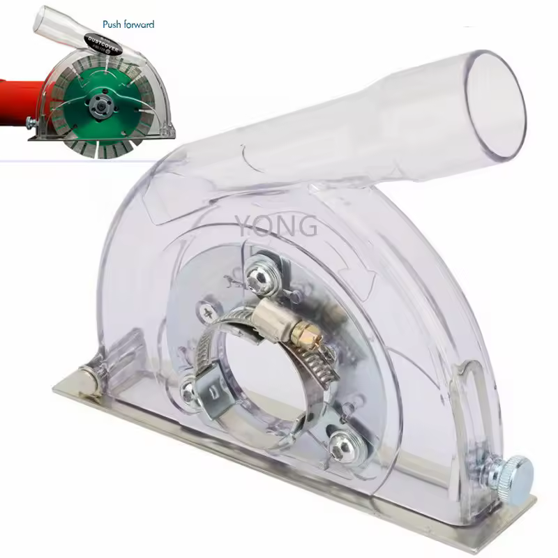 Cubierta antipolvo para amoladora angular, cubierta de colección de corte de molienda, 115, 125mm, hojas de sierra de 3 "/4"/5 ", protector de amoladora angular de mano
