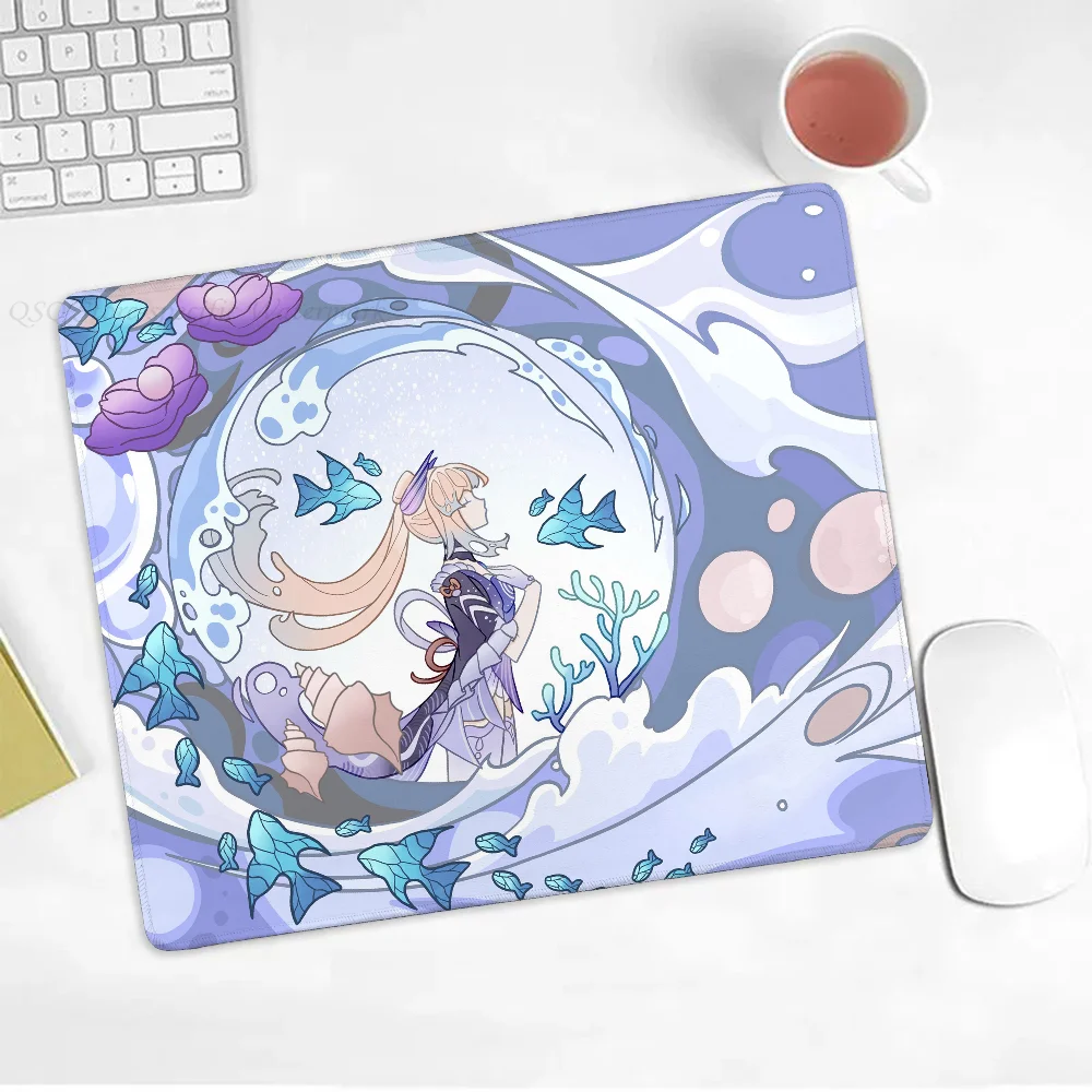 Коврик для мыши Genshin Impact Kokomi, небольшой коврик для мыши для геймеров, коврик для компьютерного стола, прямоугольный Противоскользящий резиновый Коврик для мыши Genshin Impact Kokomi, небольшой коврик для мыши для геймеров, коврик для компьютерного стола, прямоугольный Противоскользящий резиновый