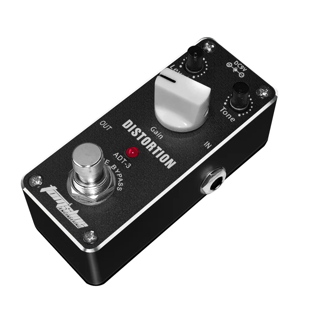 Aroma ADT-3 Distortion Simulation Guitar Effect Pedal True Bypass Aluminum Alloy Housing Electric Guitar Parts Accessories