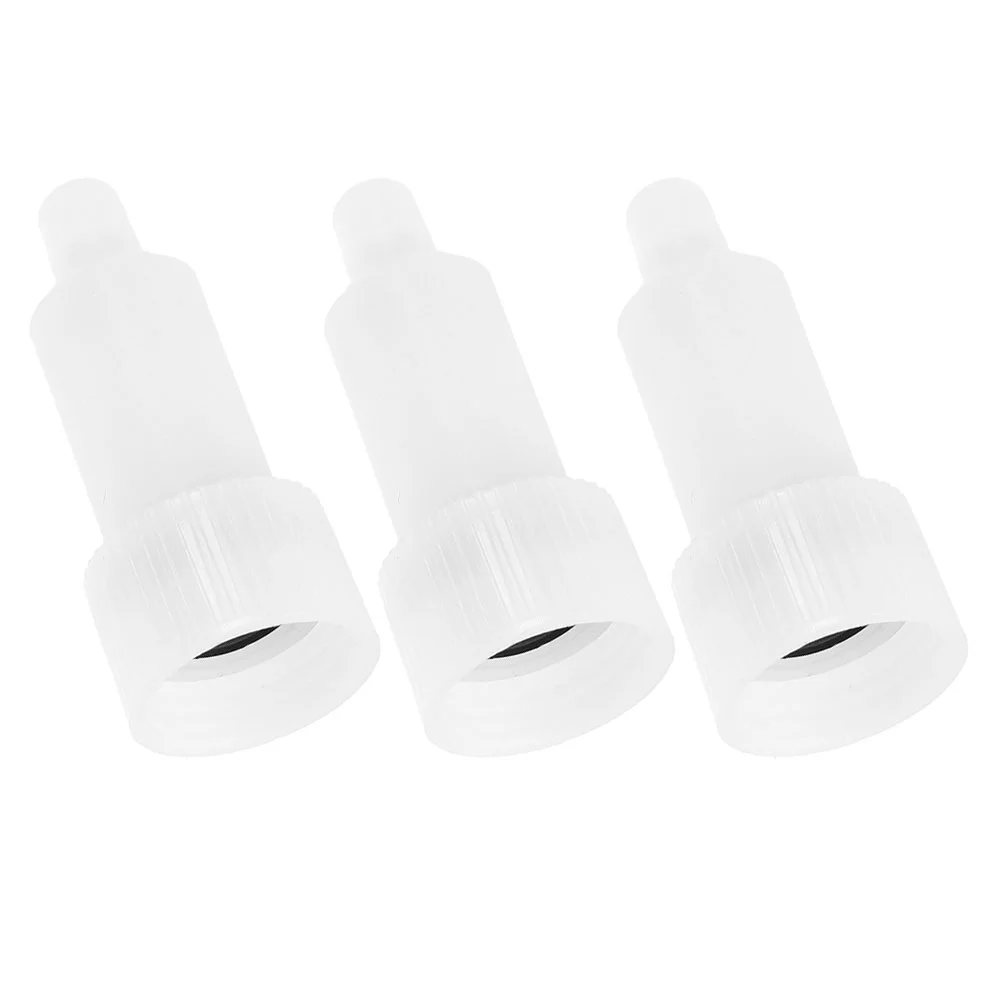 

3 Pcs Kitchen Soap Dispenser Wall Mount Bottle Transparent Plastic Pump Precise Control Suitable Hotels Motels