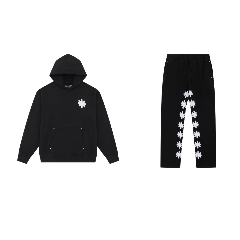 

LOSTSHDWS 2025 Fashion Classic Embroidered High-Street Hoodie Fall/Winter Casual Unisex Sweatshirt and Pants ins