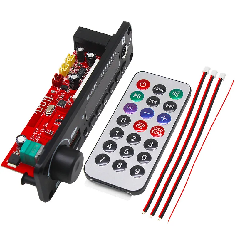 Lossless Bluetooth MP3 Decoding Board Color Screen with Recording Call Karaoke Microphone 2*25W Audio Speaker Amplifier Board view 5