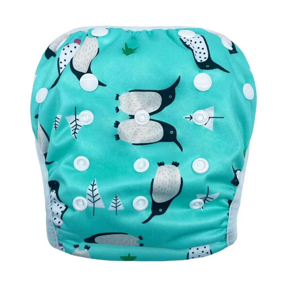 1PC Baby Summer Reusable Adjustable Cloth Diapers Pool Pant Swimming Cover Washable Baby Nappy Swim Diaper