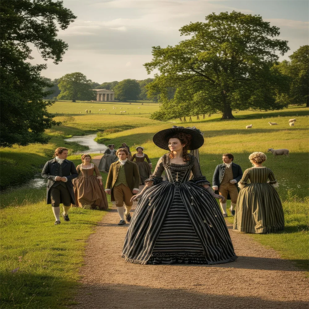 Outlander Claire Fraser Cosplay-Kostüm Rokoko-Königin Marie Antoinette Kleid Mittelalterliches Ballkleid