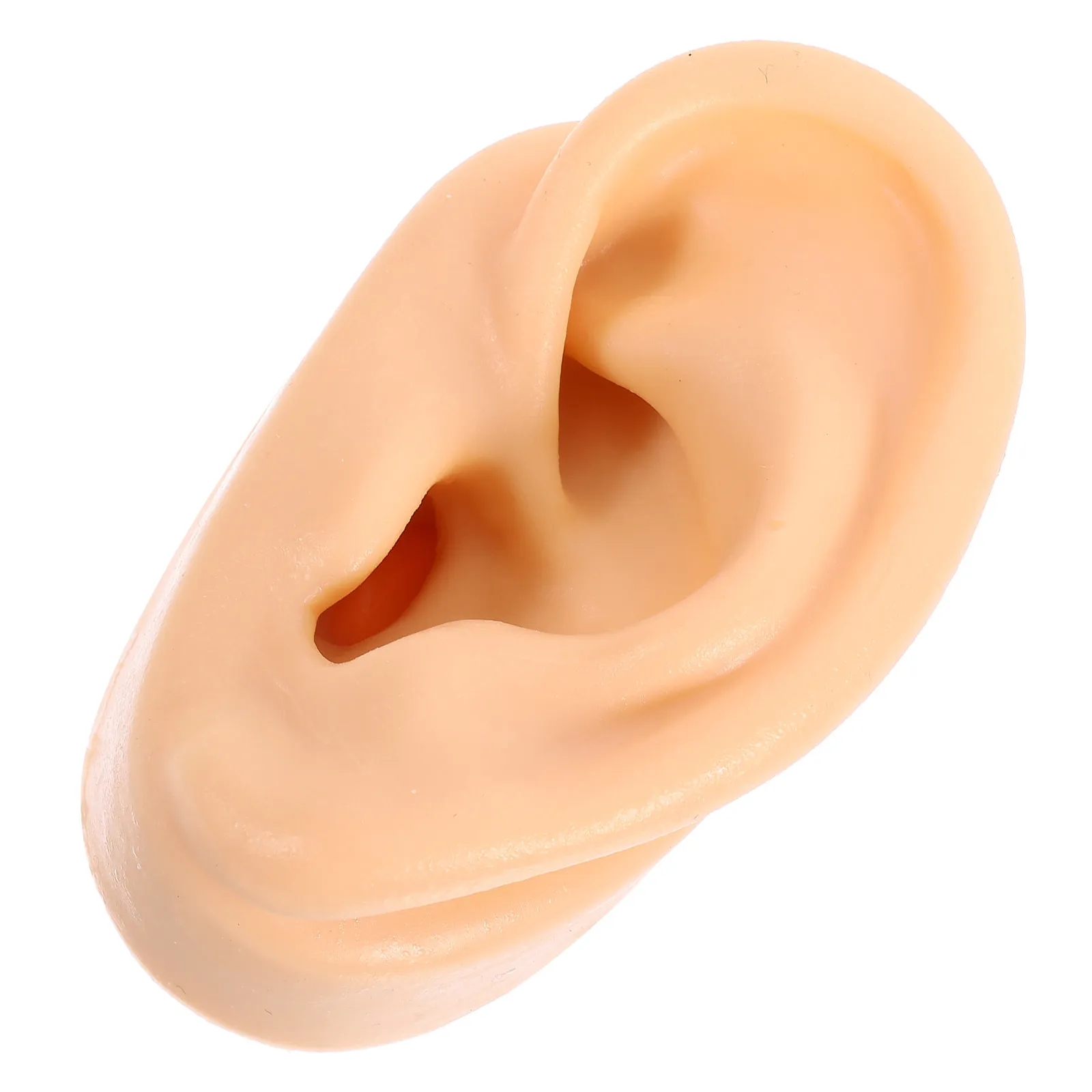 

Силиконовая имитация человеческого левого уха, искусственный реквизит для розыгрышей, детализированная реалистичная имитация кожи, мягкие многоразовые силиконовые части тела