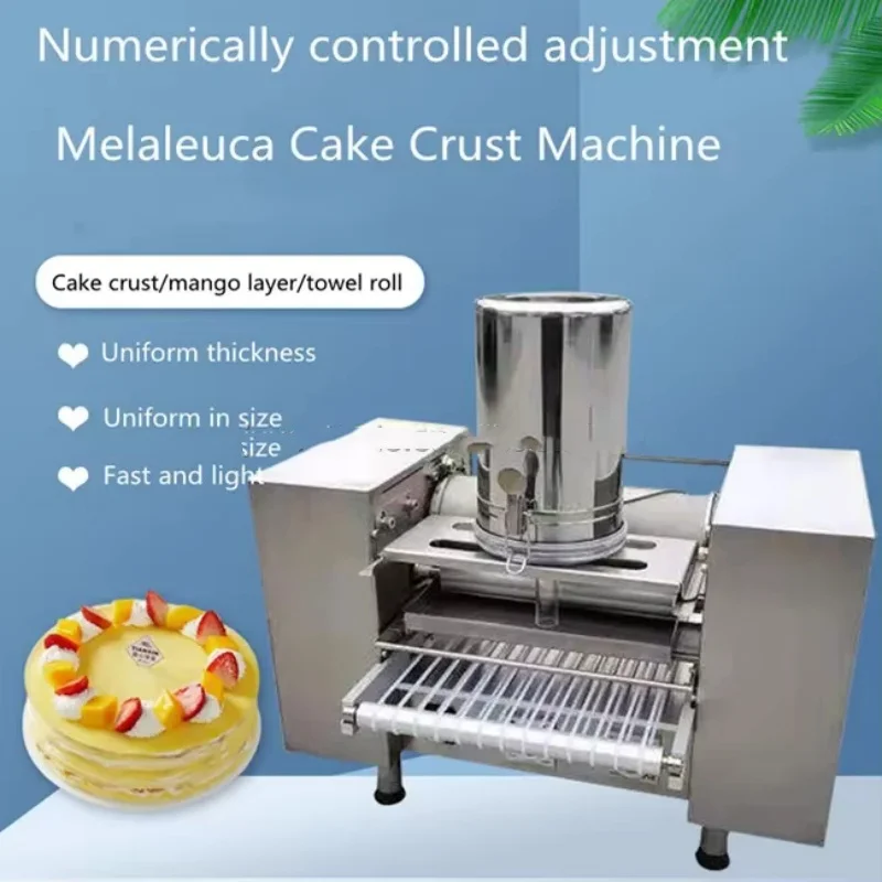 2800W Roast Duck Pie Crust Machine Pancake Machine 220V Thousand Layer Cake Making Machine Spring Roll Skin Forming Equipment