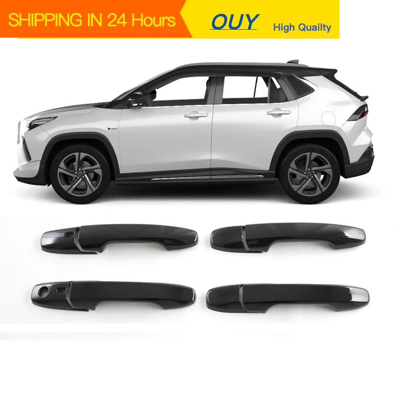 OUY For Toyota Yaris Cross AC200 2023-2024 Door Handle Cover Trim Handle Protectors