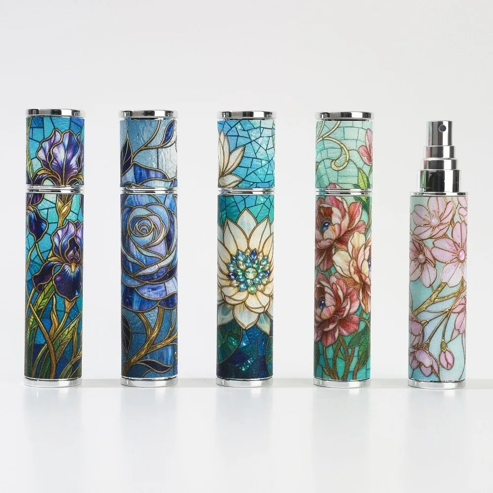 Novo 10ml mini garrafa de perfume recarregável vazio spray garrafa rotativa portátil pulverizador de armazenamento vazio recipientes cosméticos