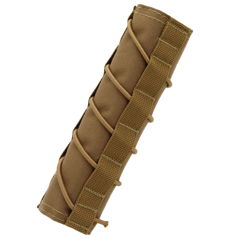 غطاء حماية تكتيكي 18 سم غطاء مموه لمروحة عسكرية غطاء حماية للرماية في الهواء الطلق