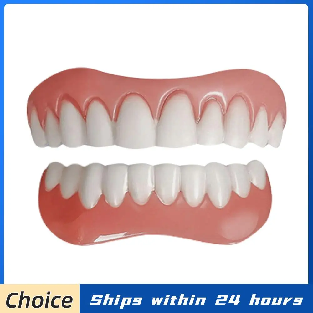 

Силиконовый набор для протезирования зубов: износостойкие, мягкие, нетоксичные, верхние и нижние зубные протезы для мужчин и женщин