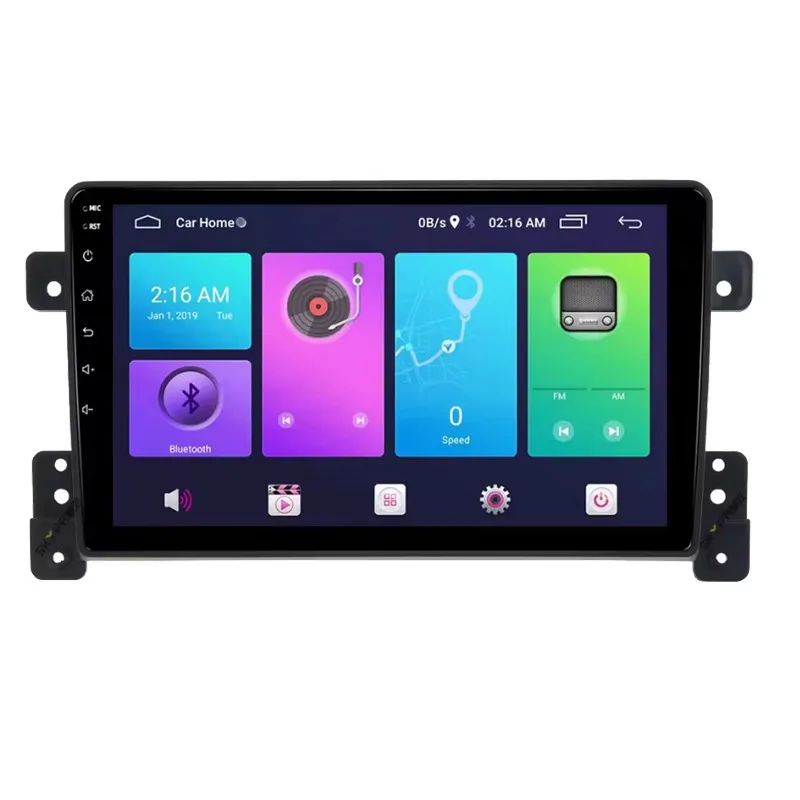2005+For SUZUKI GRAND VITARA 9 Inch Car Frame Fascia Adapter Android Radio Dash Fitting Panel Android Auto Carplay Car Accessory