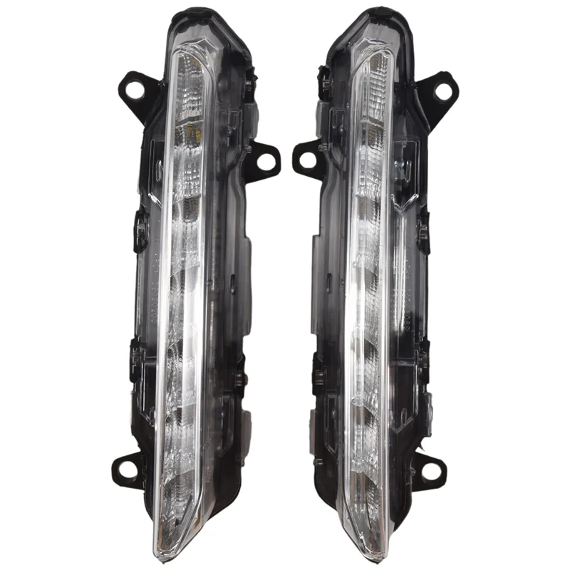 A09E-1 par L + R Led luz de circulación diurna Drl para Mercedes Clase S 09-13 W221 S350 S500 2218201856 2218201756