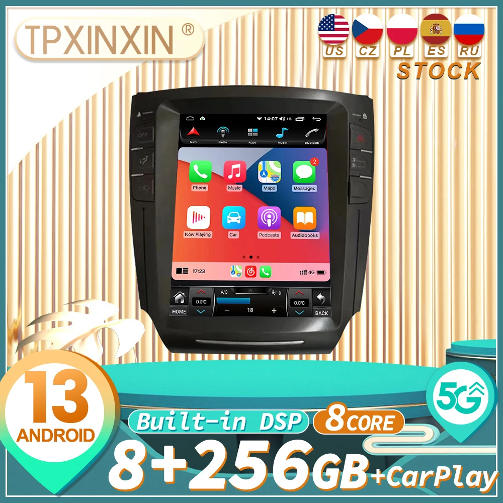 

For Lexus IS250 IS300 IS200 IS220 IS350 2005~2012 Android Carplay Car Radio Automotive Multimedia Player GPS Navigat Head Unit