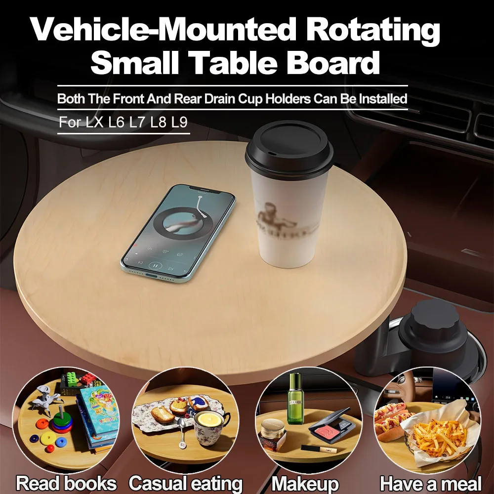 

Floating Small Table Board For Li Lixiang L6 L7 L8 L9 Car Fit Lixiang Car Computer Dining Table Car Tray Teacup Holder Supplies