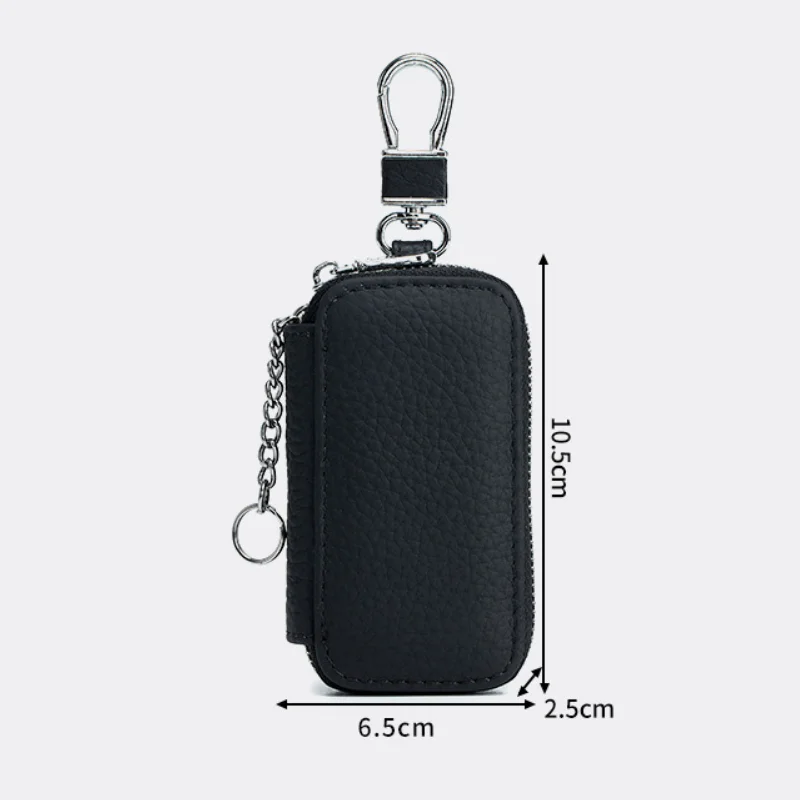 New Key Case Multifunctional Zipper Men's Household Key Case Universal Car Key bag Women Leather Organizer Keychain Wallet