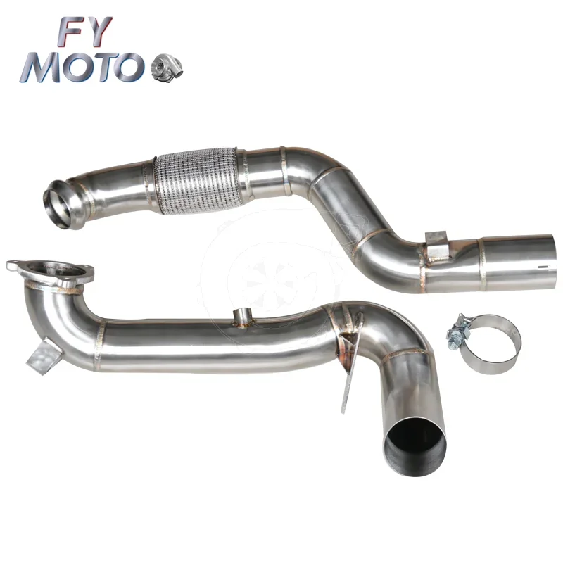 Exhaust catless Downpipe for Benz W176 C117 A180 A200 A250 CLA180 CLA200 CLA250 1.6T/2.0T 2013-2018