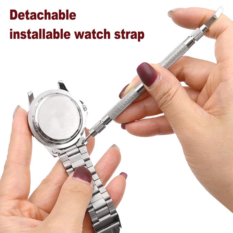 Watch Repair Tool Set Spring Bar Remover Watch Strap Change Kit with Case Back Opener for Watchmakers DIY