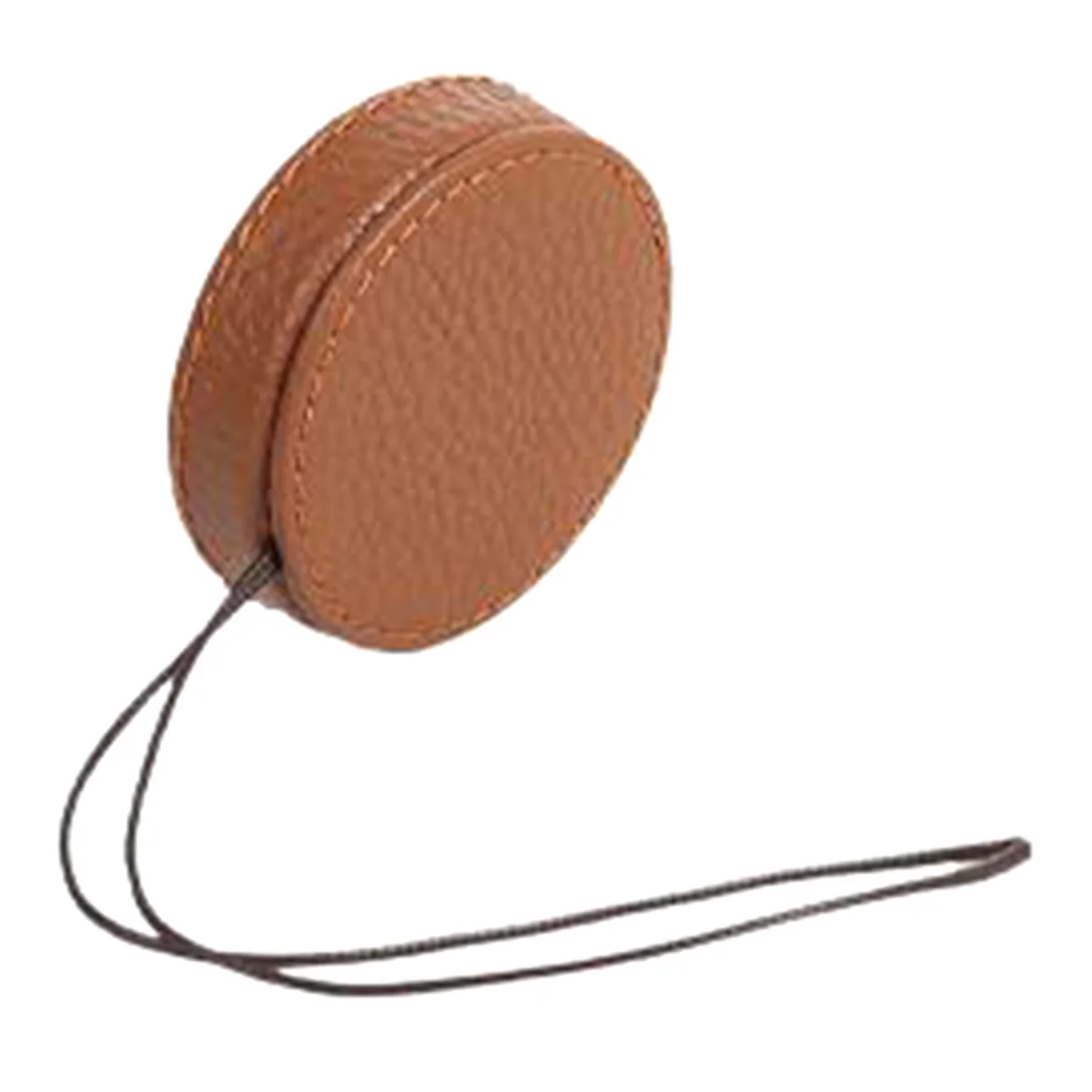 Dermis Lens Cap for Mini Anti-Lost Dustproof Protective Cap Plush Lining Brown