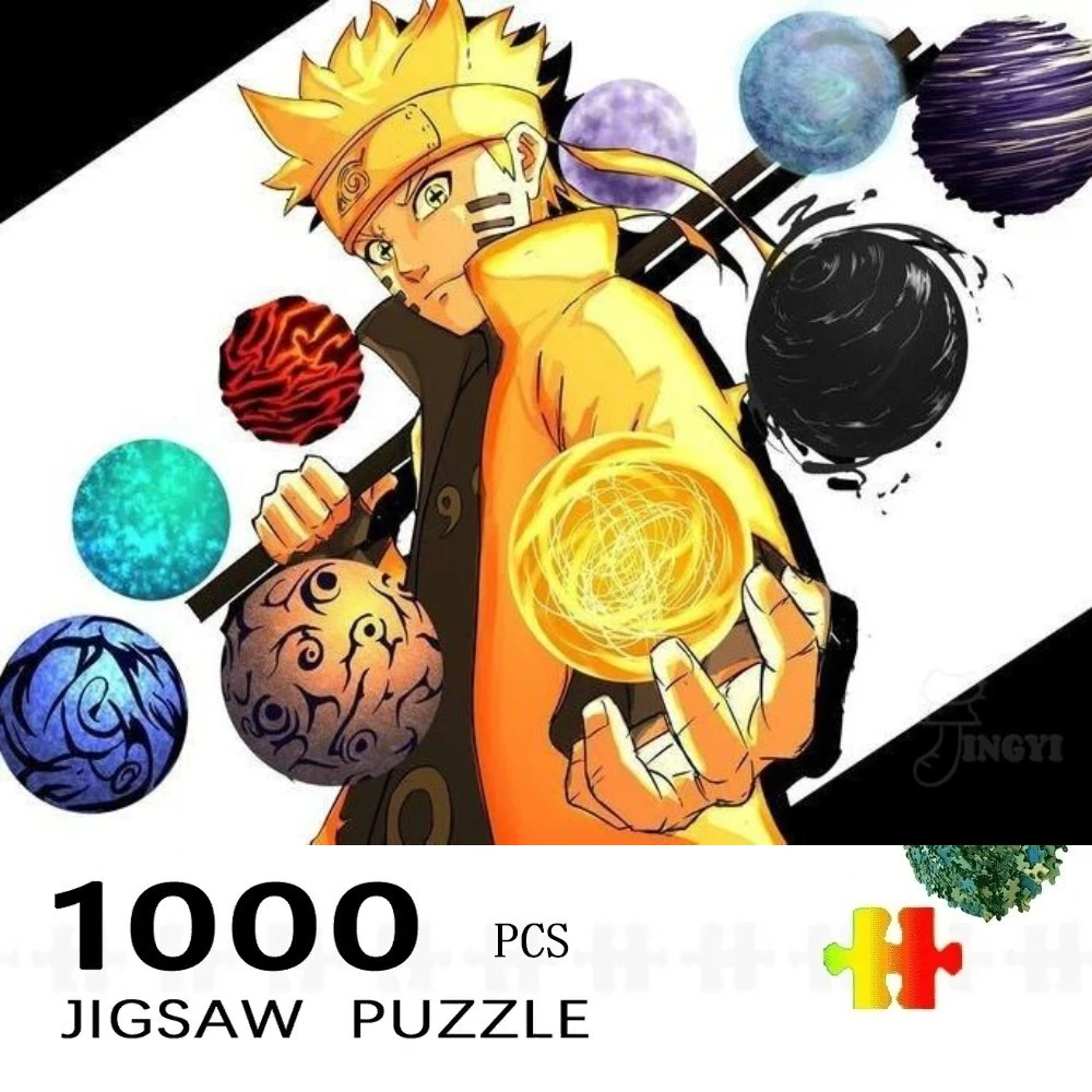 

Пазл из 500 деталей для взрослых: Наруто, японское аниме, бумажные пазлы, декор для дома, украшение для стен, праздничный подарок
