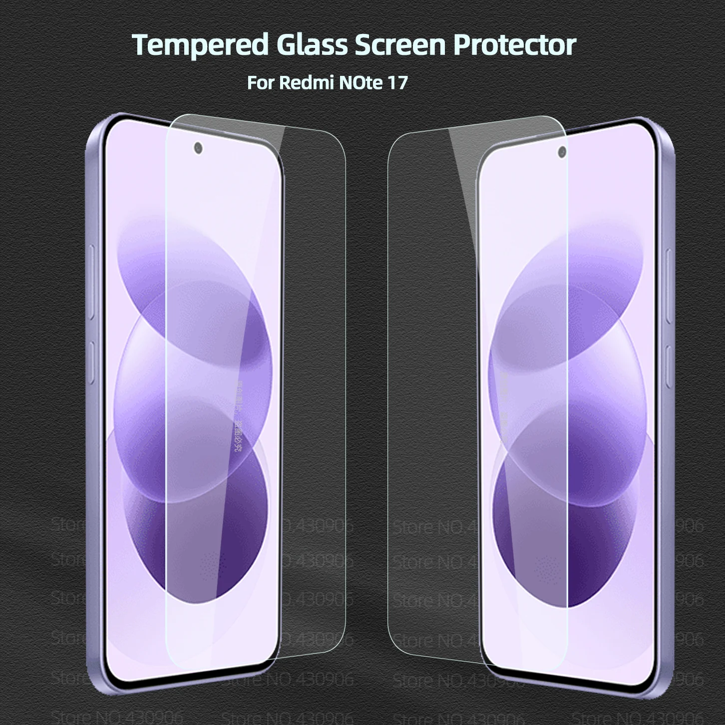 Für Redmi Note 17 Displayschutzfolie Hochwertige Transparente Gehärtete Glasfolie 2.5D 9H – Detail 1