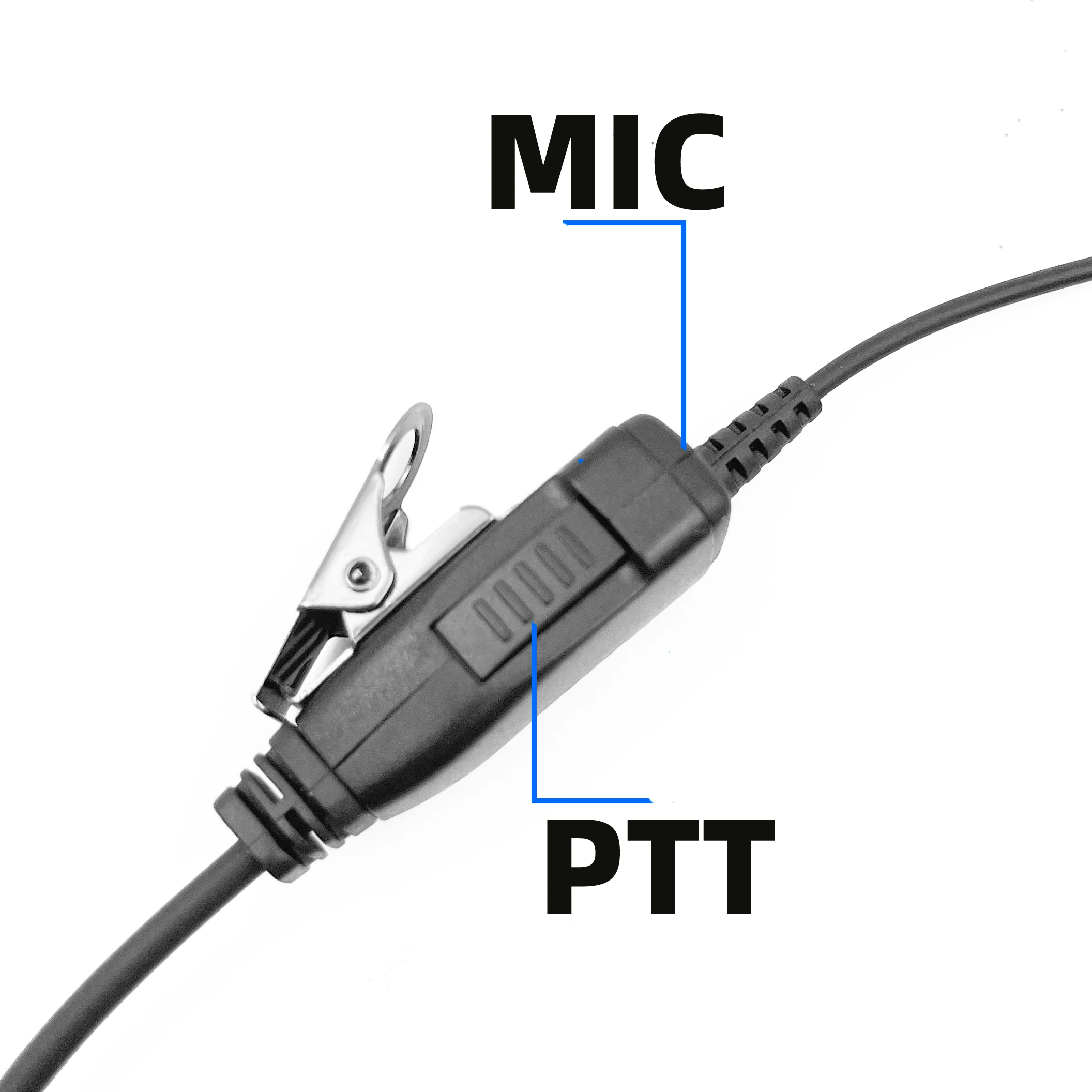 Mikrofon Headset Lubang Suara Walkie Talkie untuk Radio Motorola MTP3550 MTP3250 MTP3150 MTP3200 MTP3100 Headset Pengawasan Lubang Suara