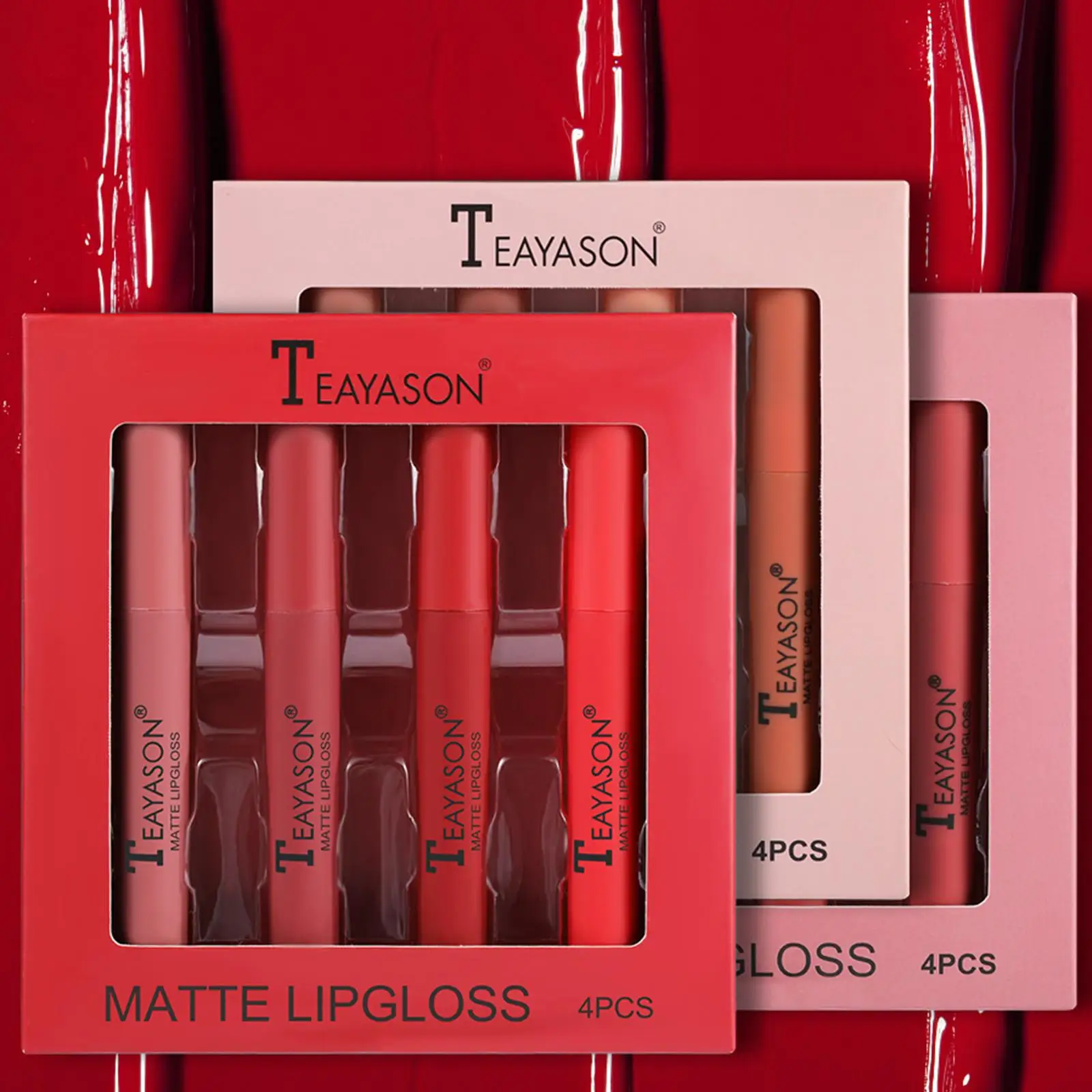 Kit de rouges à lèvres mats longue durée, imperméable, léger, teinte des lèvres, ensemble de stylos de doublure pour cadeau et maquillage