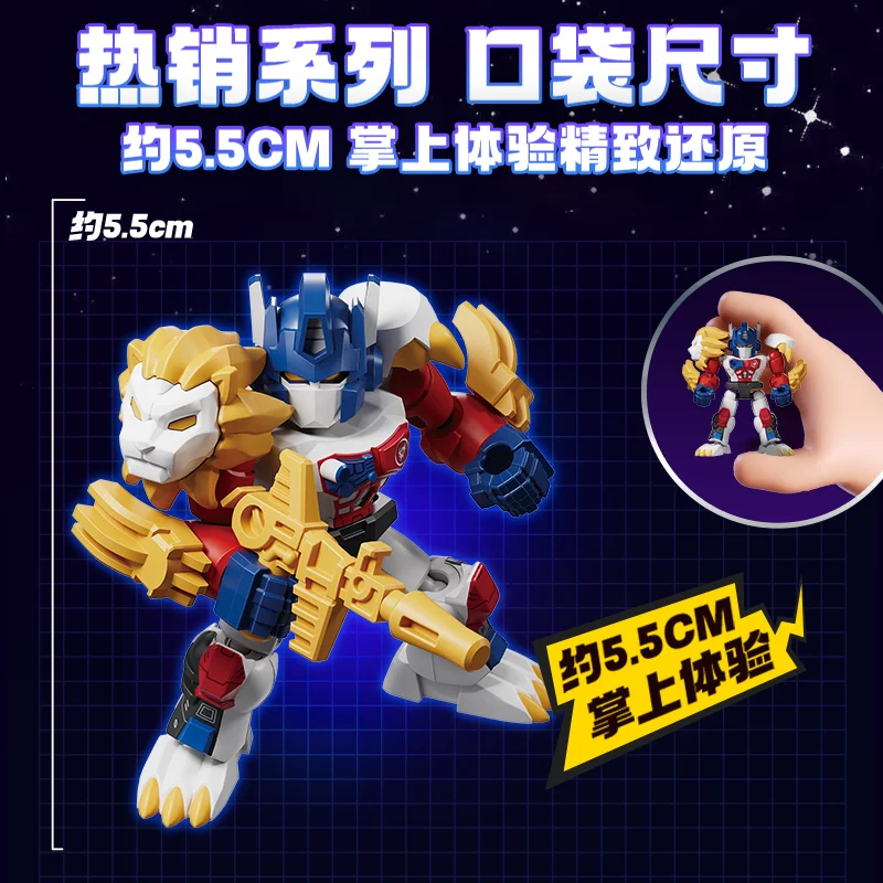 BLOKEES Original Transformers V07 DEFENOER Version BWN Maximal Big Convoy Optimus Prime Leo Prime Assembly Action figures Toys view 3
