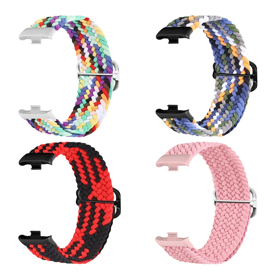 Nylon Braided Strap For Xiaomi Mi Band 8 Pro SmartWatch Band Replacement Bracelet For Mi Band 8 7 Pro Wristband Correa Accessory