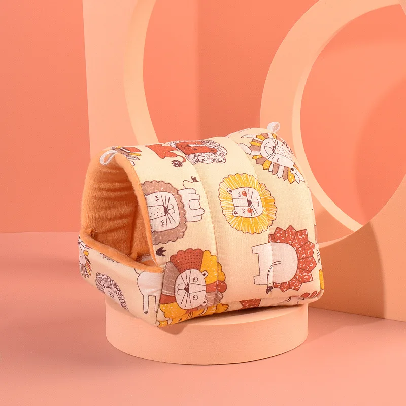 Nette Mini Käfig Kaninchen Eichhörnchen Winter Warme Baumwolle Matte Meerschweinchen Nest Hamster Haus Kleine Tier Schlafen Bett Haustier Hängen Käfig – Detail 4