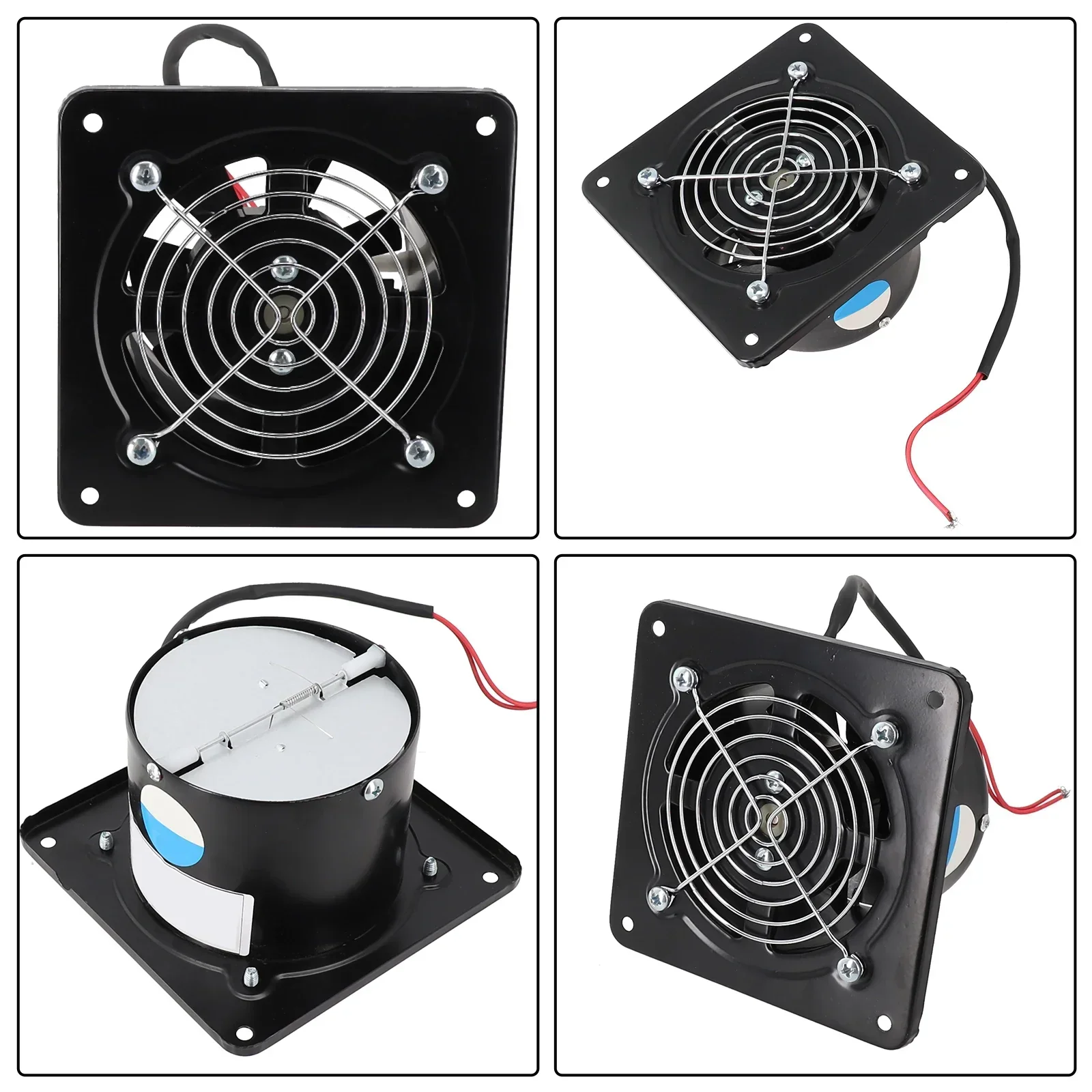 Air Blower Fan Exhaust Fan Axial Exhaust Ventilation Extractor Black Copper Motor Easy To Install Industrial High-quality