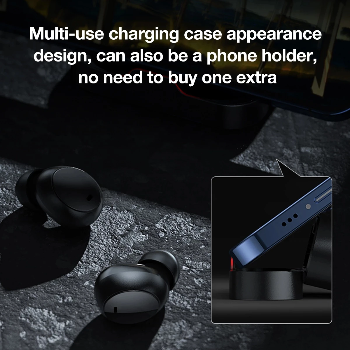 ZQB-auriculares inalámbricos P3-XSP con Bluetooth, cascos estéreo con sonido Hifi, Control táctil, Mono, para iPhone y Xiaomi