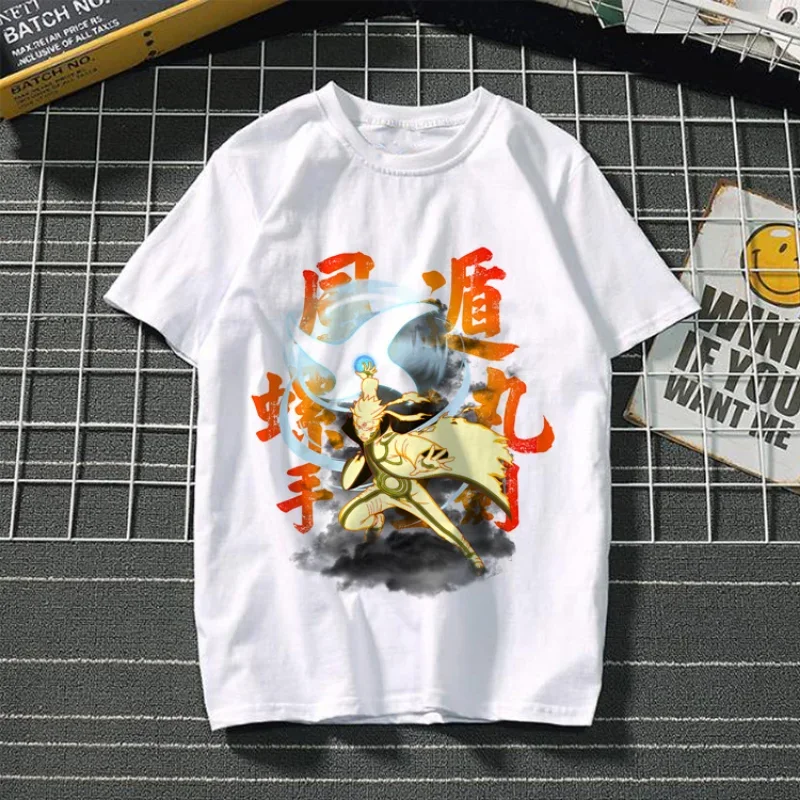 Naruto Kakashi t-shirty Casual charms moda kreatywne wiosenno-letnie luźna krótka rękawy ESSENTIALS Tshirt sportowe koszulka prezent nowy