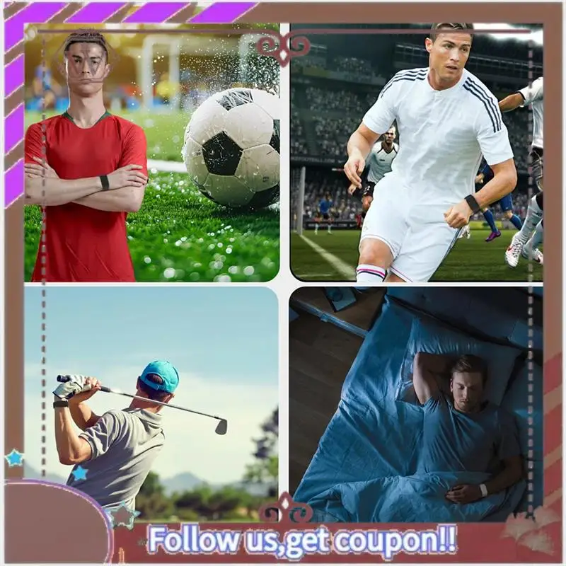 ABBG-Sport Flex سوار معصم ناعم الملمس سيليكون مقاوم للماء ومقاوم للعرق متوافق مع Forwhoop 4.0 Sport Band Blac