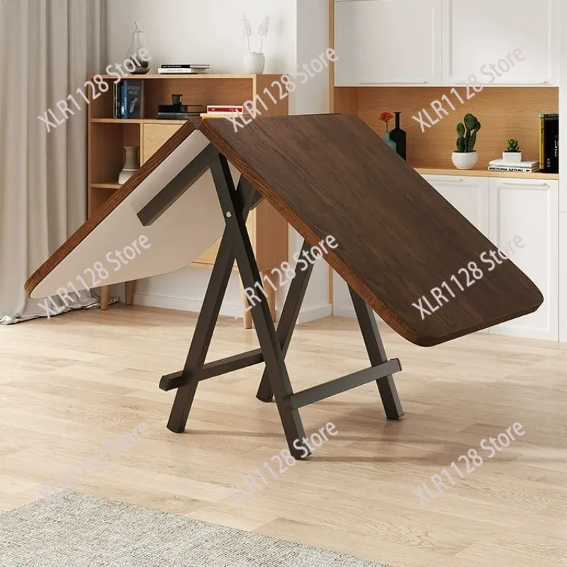 Foldable Rectangular Dining Table Portable Table Chair Set for Outdoor Stall Home Wholesale