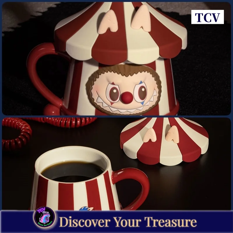 

Tcv Popmart Why So Serious Series - Labubu Mug Fashion Art Coffee Circus Blind Box Mystery Box Girl'S Birthday New Year'S Gift