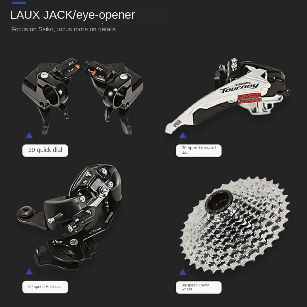 26 inch High carbon steel Mountain Bike Multi-function variable speed MTB dual disc brake shock absorption Cross Country Bicycle