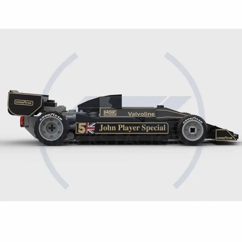 MOC- 206702   ビルディングブロック F1 ラリーカーフラワー 78 ミニレーシングステッチモデル 168 個子供の誕生日プレゼントクリスマスおもちゃギフト