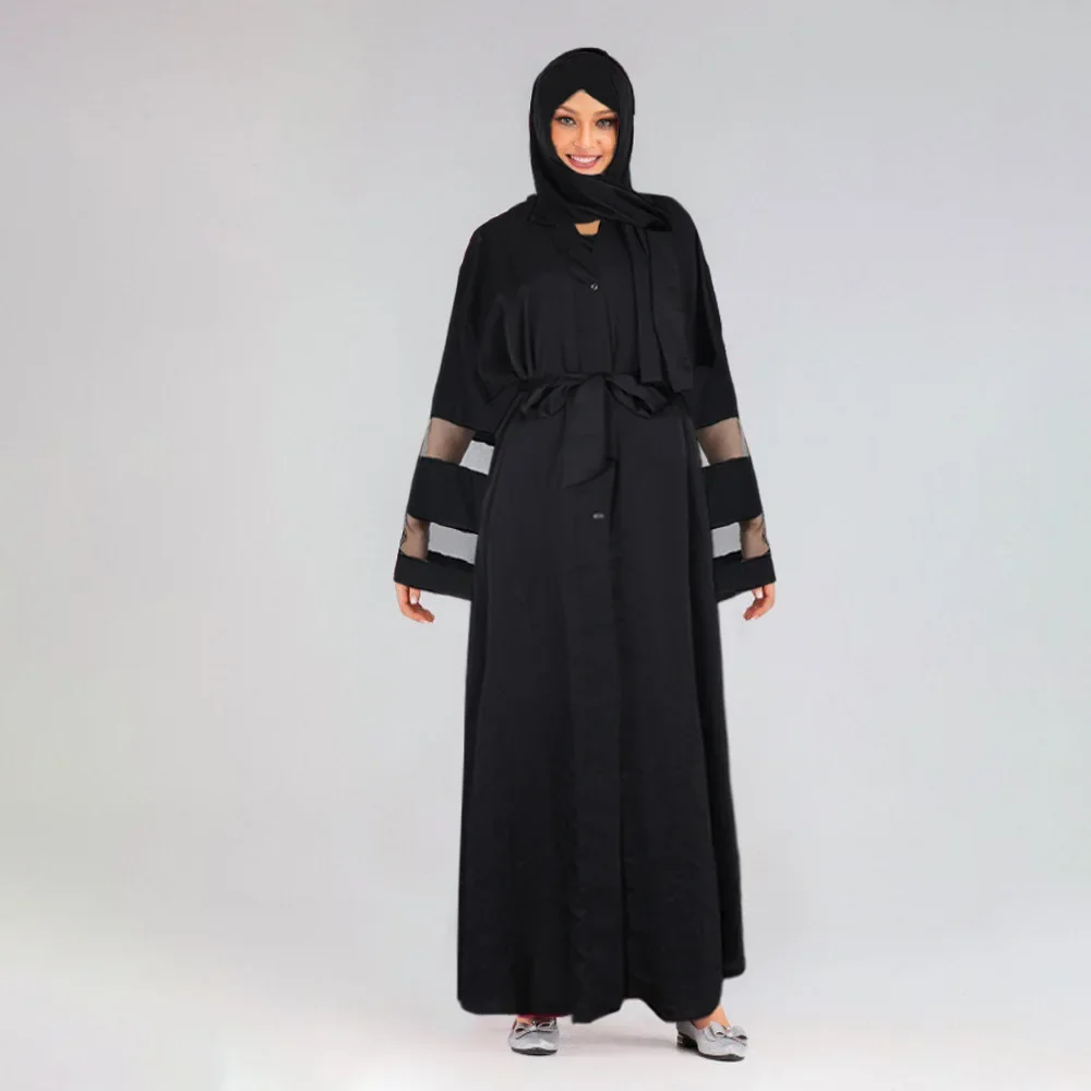 

Abaya Dubai Turkey Muslim Hijab Dress 2024 Black Femme Musulmane Djellaba Caftan Marocain Arab Islamic Clothing Kimono Robe