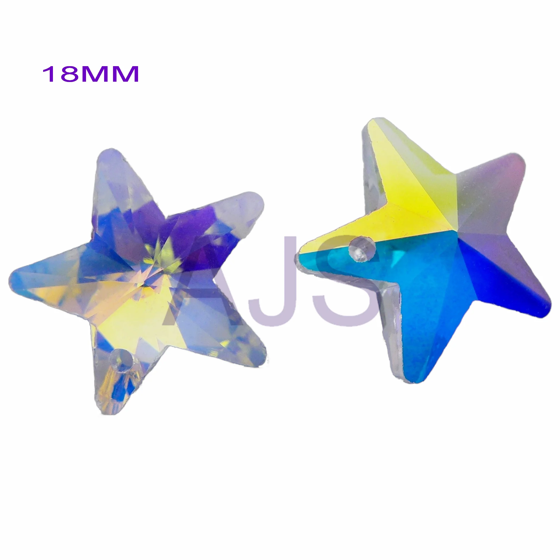 

40/60pcs 18MM Five-Point Star 6714 Crystal Pendants AB Gifts Jewelry Making Necklace Earring Hanging Ornament DIY Free Shipping