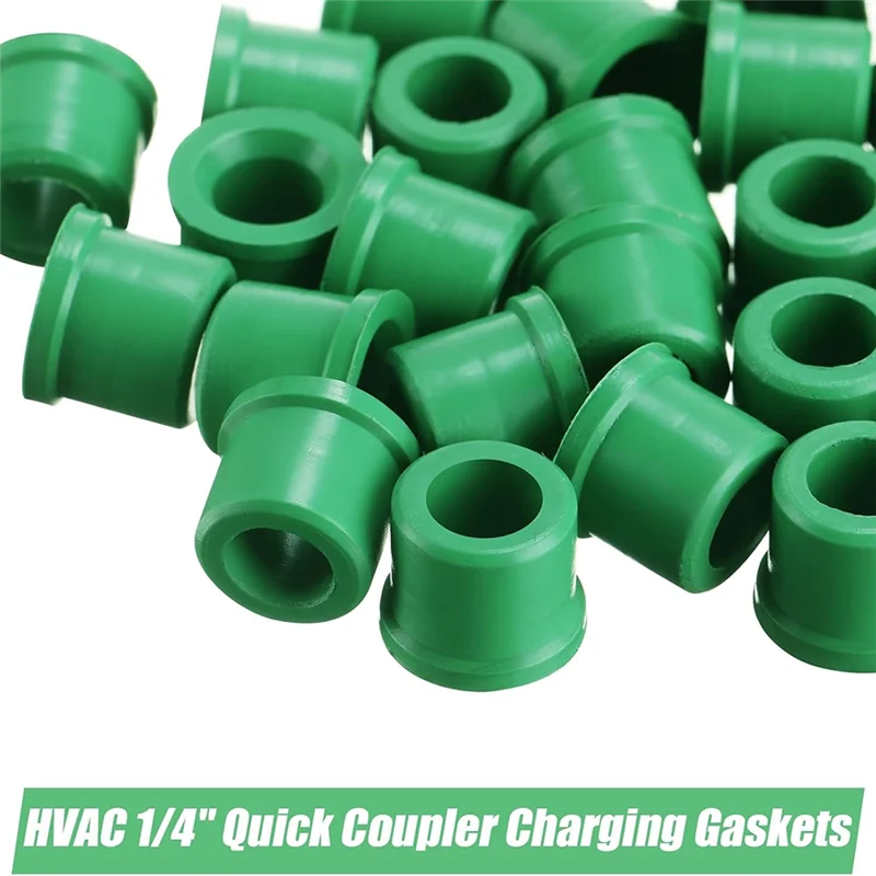 【Party-Decoration】36Pcs R134a 1/4Inch Charge Hose Gasket Kit Air Conditioner Valve Core Accessories Includes 30 Valve Hose Gaske