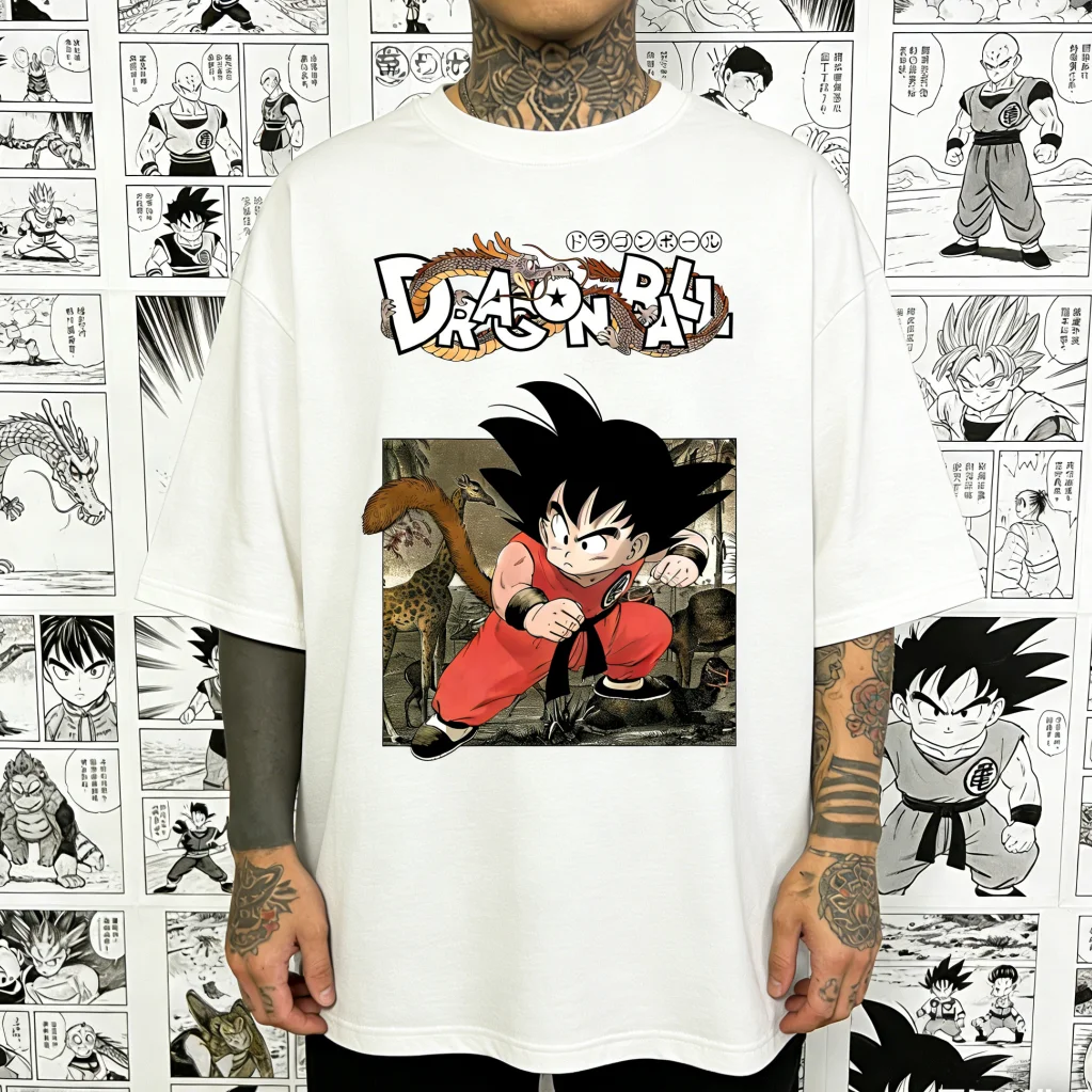Dragon Ball Z Anime Kid Goku Bedrucktes T-Shirt Herren- und Damen-T-Shirt Herren-Top Sport-T-Shirt Herren-T-Shirt Sommer-Tee 2026