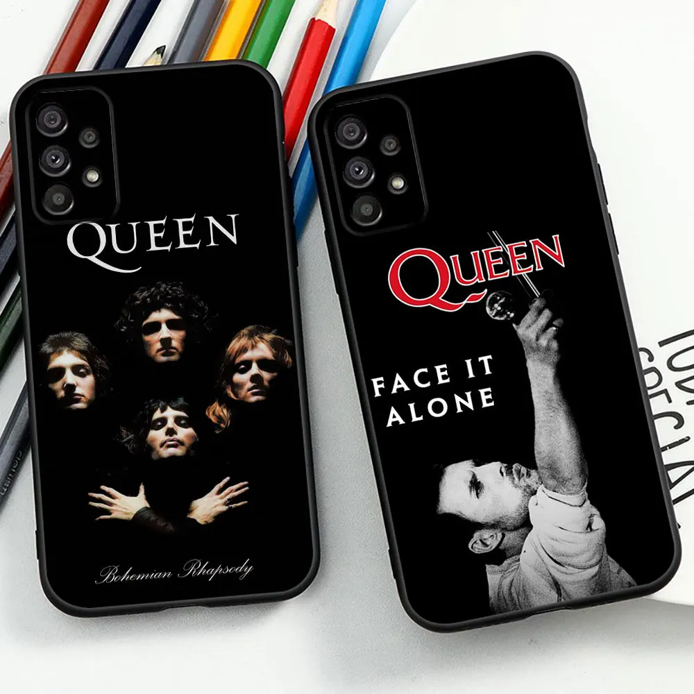 Freddie Mercury Queen band Case For Samsung A90 A80 A73 A72 A71 A70 A54 A53 A52 A51 A42 A34 A33 A32 A30 A23 A22 A14 A13 5G Cover