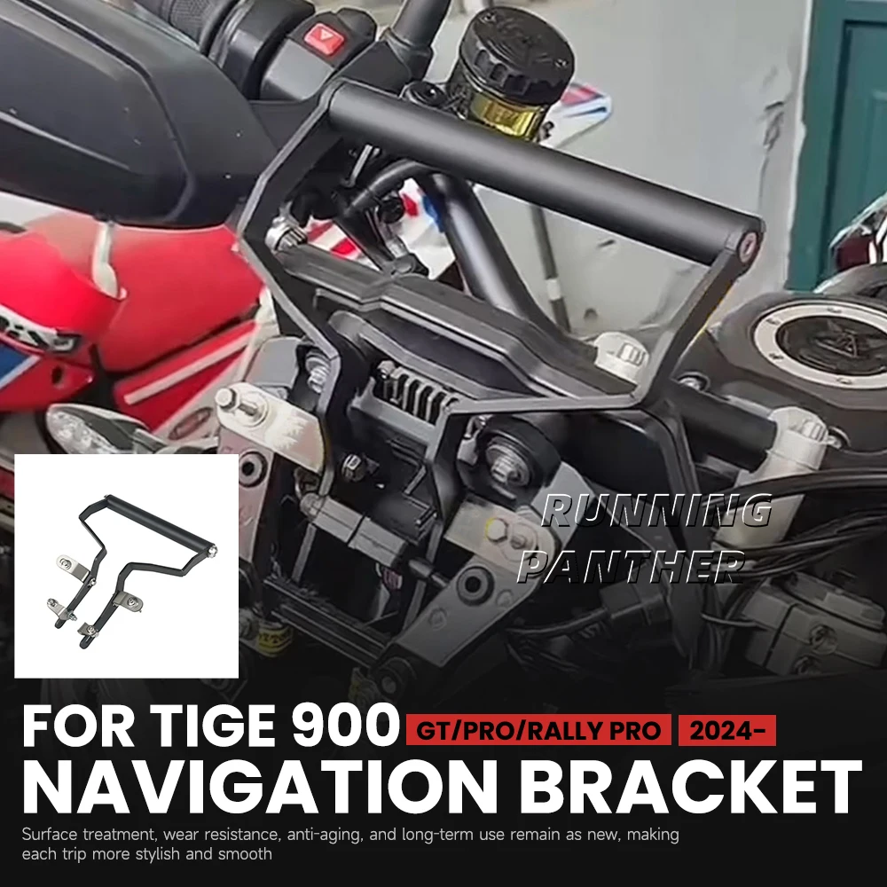 

2024 2025 NEW For Tiger 900 GT Pro Rally Pro 2024 Tiger 900 GT Motorcycle 22MM Navigation Bracket Phone Holder GPS Plate Support