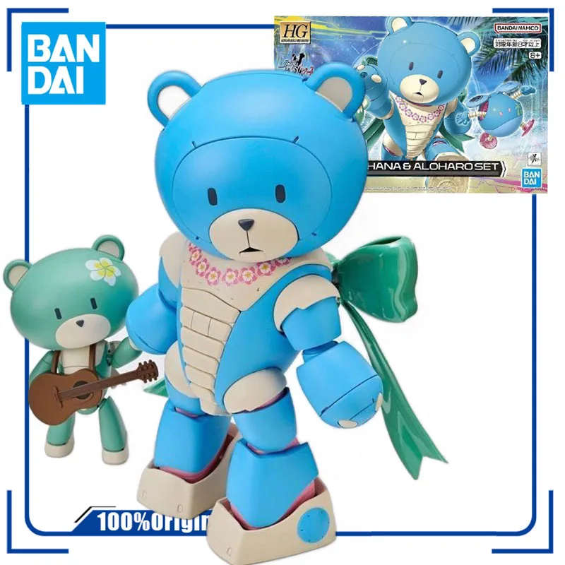 

В наличии Оригинальный Bandai HG 1/144 Gundam Tron War Universe Bear Ba family Hello set игрушка подарок Коллекционная модель ювелирные изделия