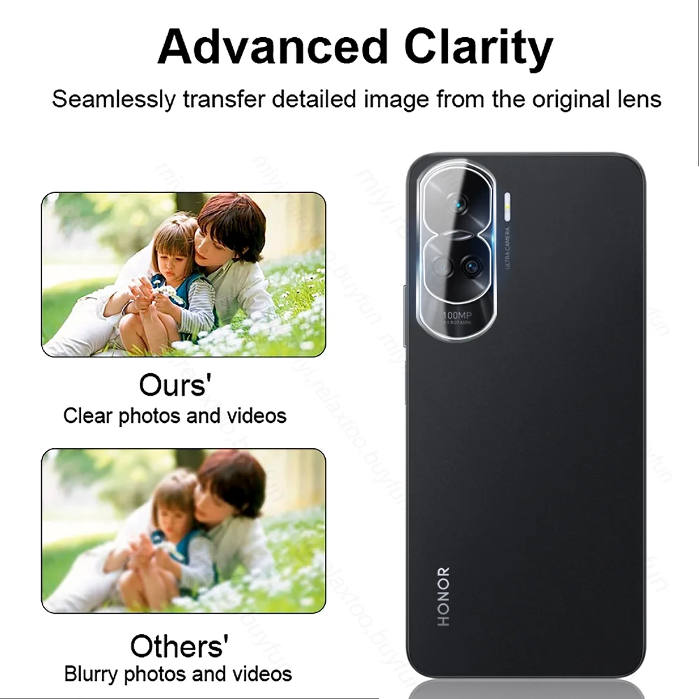 3D Curved Camera Protector Tempered Glass Case For Honor 90 Lite 90Lite Light 5G 2023 6.7\