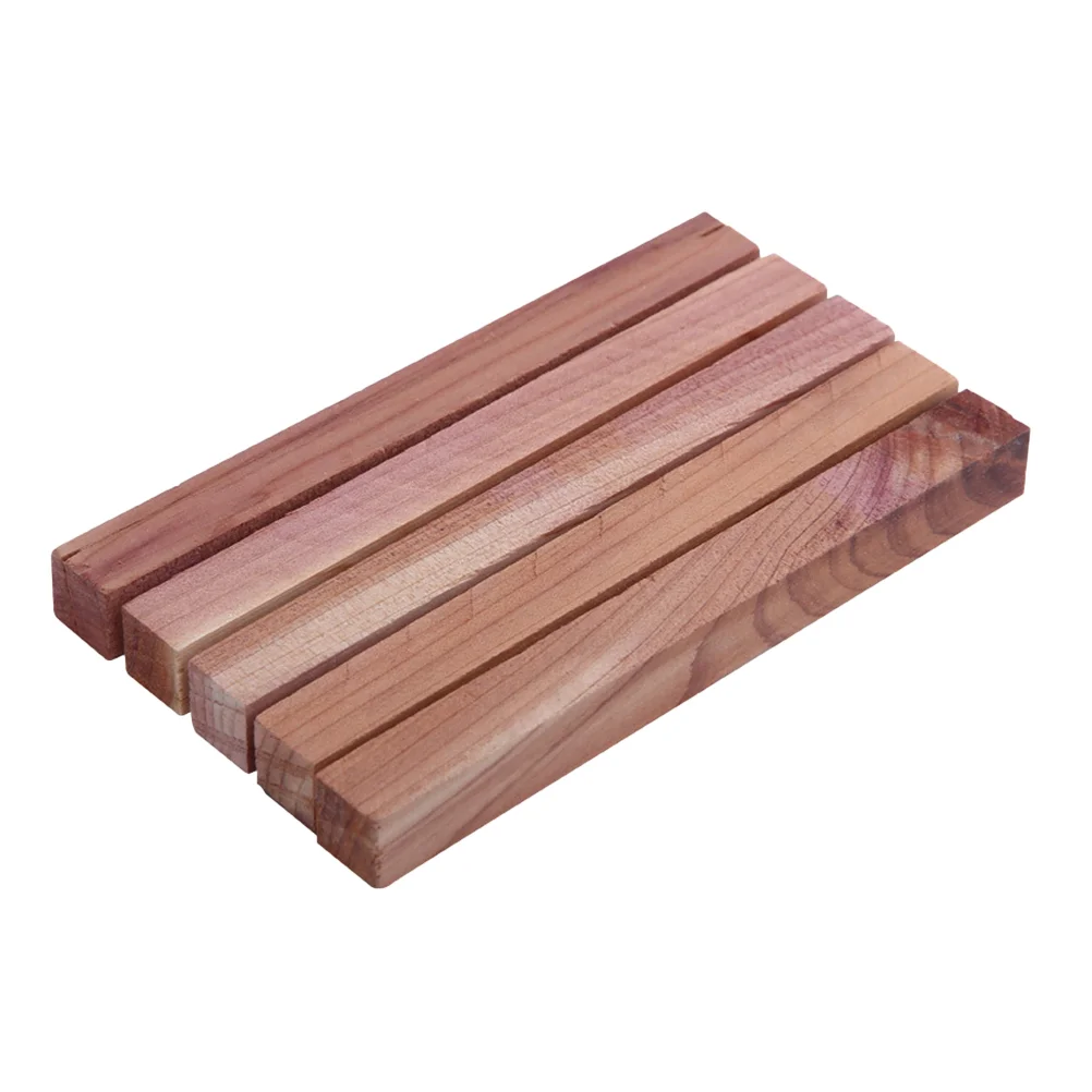 10 Pcs Clothes Cedar Block Closet Moth Protection Wardrobe Drawer Odor Wood