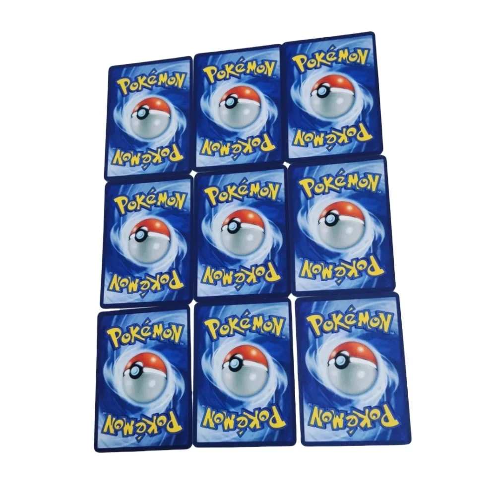 DIY Pokémon Original Card Series Set 1th 9pcs Church Style Rough Flash Card Anime Peripheral Game Collection Card Holiday Gift