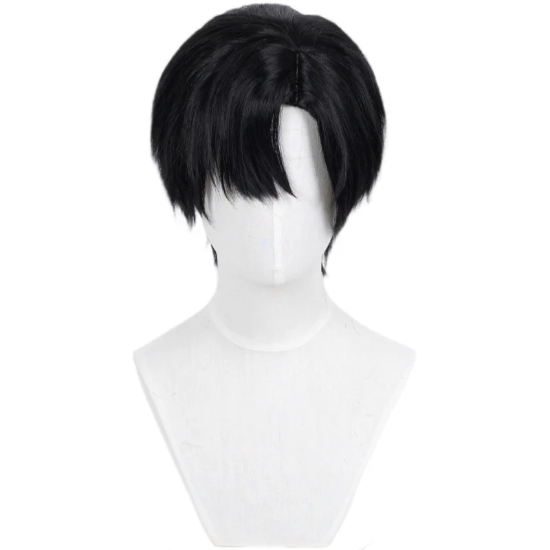 Alien Stage Anime Ivan Cosplay Black Sorrow Cosplay czarna peruka krótki czarny kolor Cos peruki żaroodporne włosy peruki